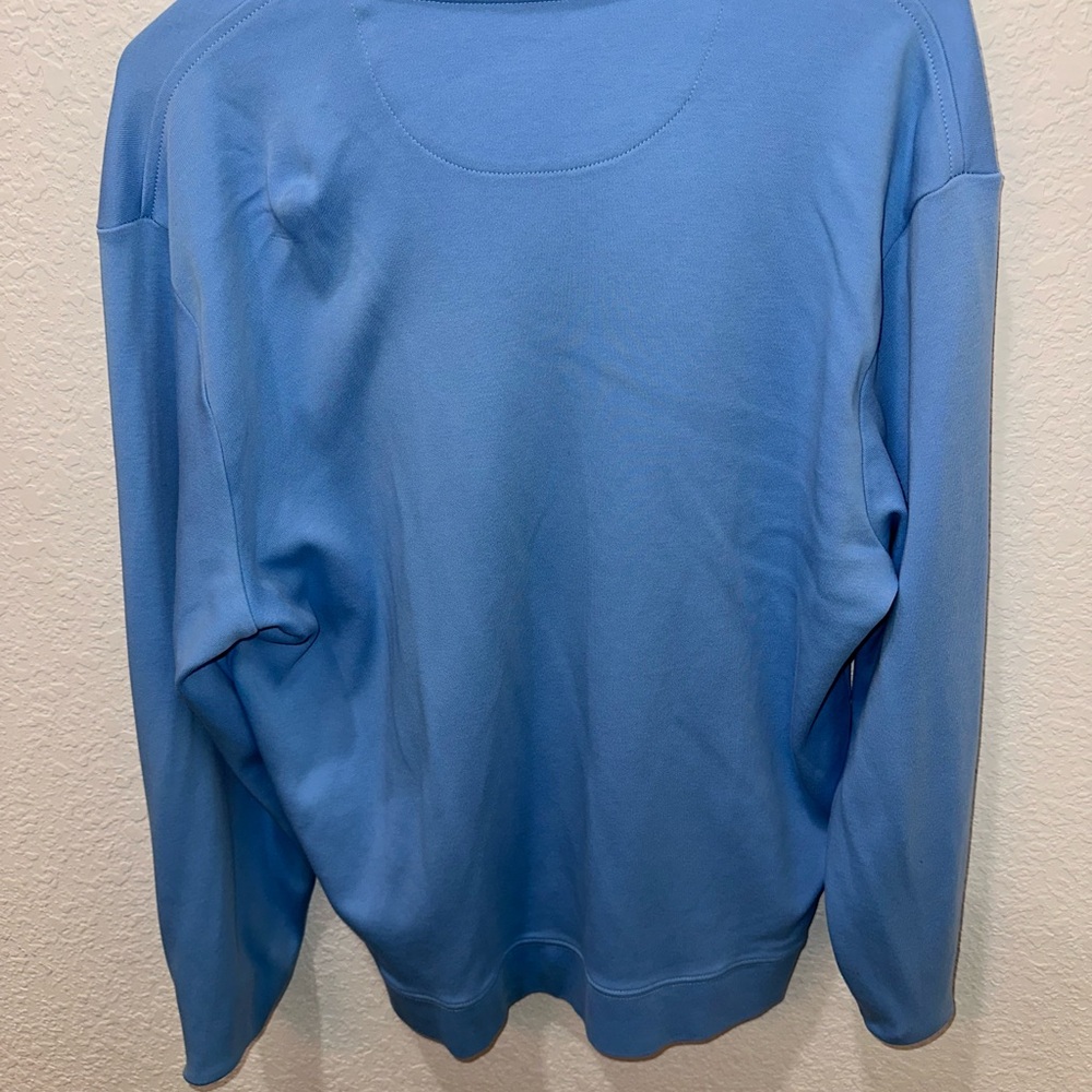 Vineyard Vines Blue Performance Zip Up Sweater - Picture 4 of 5